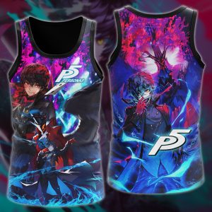 Persona 5 Video Game 3D All Over Printed T-shirt Tank Top Zip Hoodie Pullover Hoodie Hawaiian Shirt Beach Shorts Jogger Tank Top S 