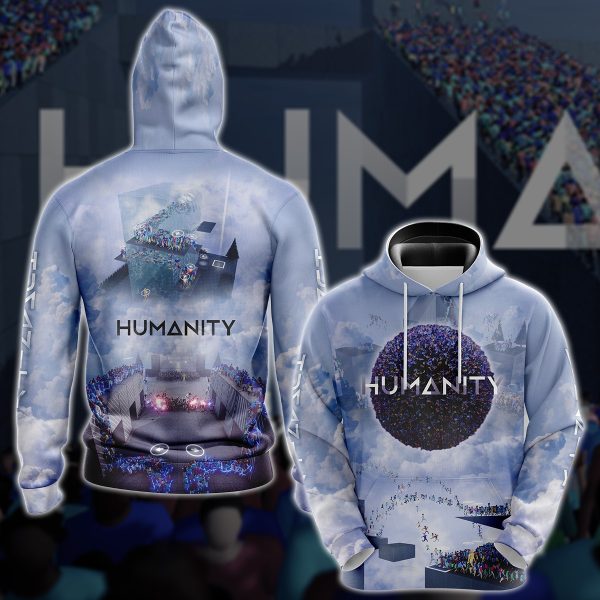 Humanity Video Game 3D All Over Printed T-shirt Tank Top Zip Hoodie Pullover Hoodie Hawaiian Shirt Beach Shorts Jogger Hoodie S