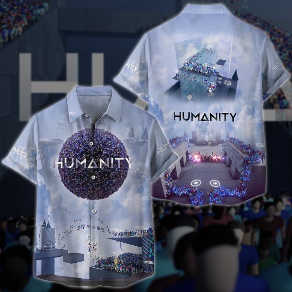 Humanity Video Game 3D All Over Printed T-shirt Tank Top Zip Hoodie Pullover Hoodie Hawaiian Shirt Beach Shorts Jogger Hawaiian Shirt S