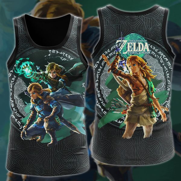 The Legend of Zelda: Tears of the Kingdom Video Game 3D All Over Printed T-shirt Tank Top Zip Hoodie Pullover Hoodie Hawaiian Shirt Beach Shorts Jogger Tank Top S