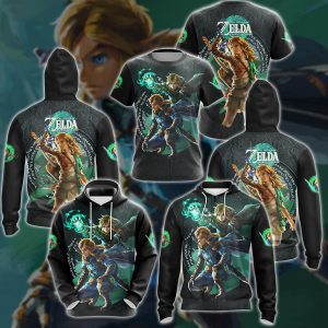 The Legend of Zelda: Tears of the Kingdom Video Game 3D All Over Printed T-shirt Tank Top Zip Hoodie Pullover Hoodie Hawaiian Shirt Beach Shorts Jogger   