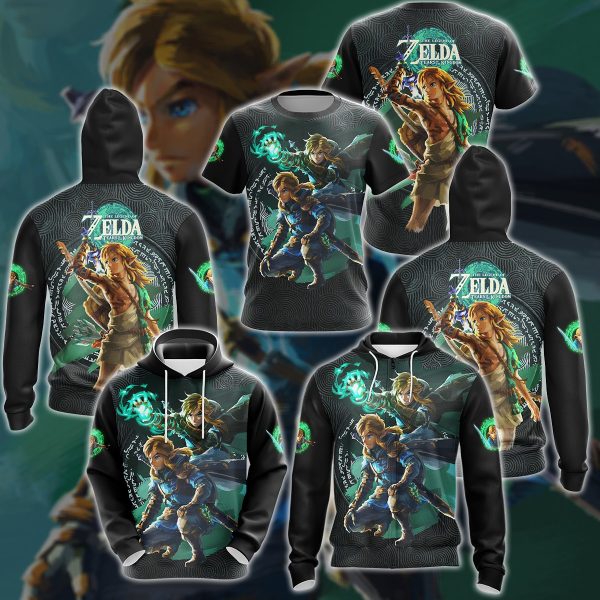 The Legend of Zelda: Tears of the Kingdom Video Game 3D All Over Printed T-shirt Tank Top Zip Hoodie Pullover Hoodie Hawaiian Shirt Beach Shorts Jogger