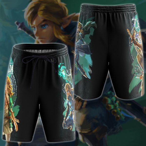 The Legend of Zelda: Tears of the Kingdom Video Game 3D All Over Printed T-shirt Tank Top Zip Hoodie Pullover Hoodie Hawaiian Shirt Beach Shorts Jogger Beach Shorts S