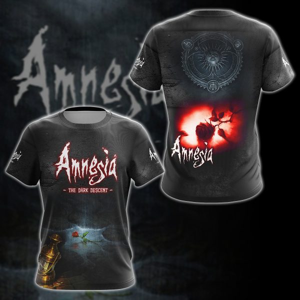 Amnesia: The Dark Descent Video Game 3D All Over Printed T-shirt Tank Top Zip Hoodie Pullover Hoodie Hawaiian Shirt Beach Shorts Jogger T-shirt S