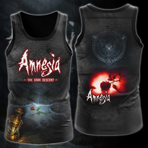 Amnesia: The Dark Descent Video Game 3D All Over Printed T-shirt Tank Top Zip Hoodie Pullover Hoodie Hawaiian Shirt Beach Shorts Jogger Tank Top S