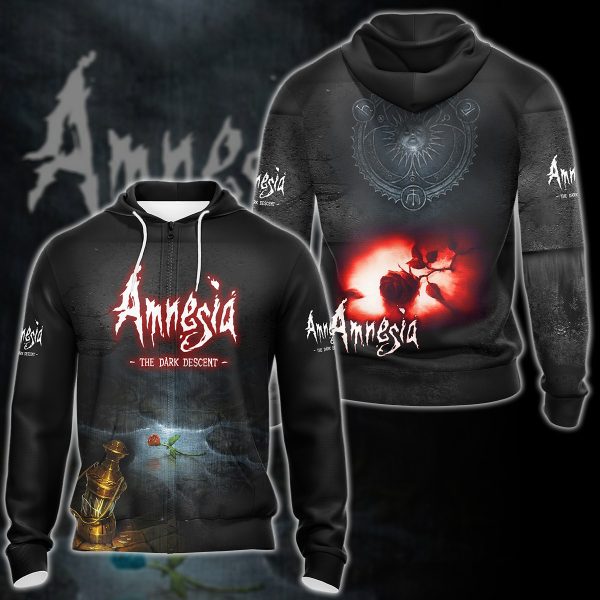 Amnesia: The Dark Descent Video Game 3D All Over Printed T-shirt Tank Top Zip Hoodie Pullover Hoodie Hawaiian Shirt Beach Shorts Jogger Zip Hoodie S