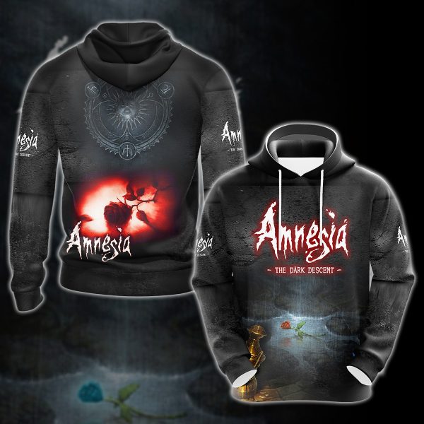 Amnesia: The Dark Descent Video Game 3D All Over Printed T-shirt Tank Top Zip Hoodie Pullover Hoodie Hawaiian Shirt Beach Shorts Jogger Hoodie S