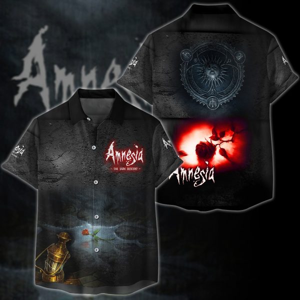 Amnesia: The Dark Descent Video Game 3D All Over Printed T-shirt Tank Top Zip Hoodie Pullover Hoodie Hawaiian Shirt Beach Shorts Jogger Hawaiian Shirt S