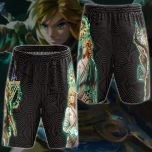 The Legend of Zelda: Tears of the Kingdom Video Game 3D All Over Printed T-shirt Tank Top Zip Hoodie Pullover Hoodie Hawaiian Shirt Beach Shorts Jogger Beach Shorts S 