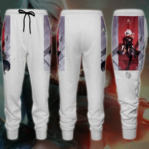 Nier:Automata Video Game 3D All Over Printed T-shirt Tank Top Zip Hoodie Pullover Hoodie Hawaiian Shirt Beach Shorts Jogger Joggers S