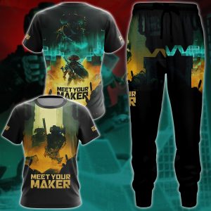 Meet Your Maker Video Game 3D All Over Printed T-shirt Tank Top Zip Hoodie Pullover Hoodie Hawaiian Shirt Beach Shorts Jogger   