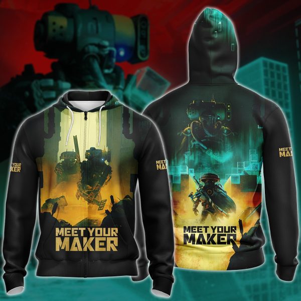 Meet Your Maker Video Game 3D All Over Printed T-shirt Tank Top Zip Hoodie Pullover Hoodie Hawaiian Shirt Beach Shorts Jogger Zip Hoodie S