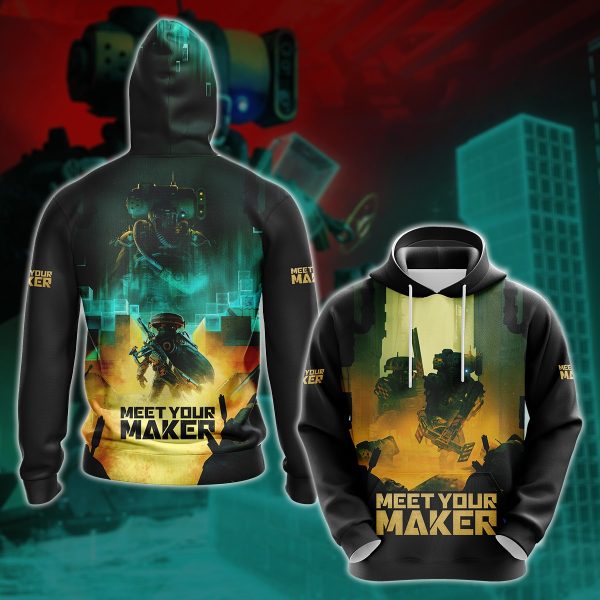 Meet Your Maker Video Game 3D All Over Printed T-shirt Tank Top Zip Hoodie Pullover Hoodie Hawaiian Shirt Beach Shorts Jogger Hoodie S