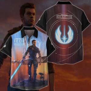 Star Wars Jedi Survivor Video Game 3D All Over Printed T-shirt Tank Top Zip Hoodie Pullover Hoodie Hawaiian Shirt Beach Shorts Jogger Hawaiian Shirt S 