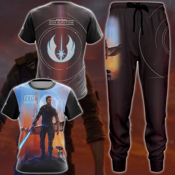 Star Wars Jedi Survivor Video Game 3D All Over Printed T-shirt Tank Top Zip Hoodie Pullover Hoodie Hawaiian Shirt Beach Shorts Jogger