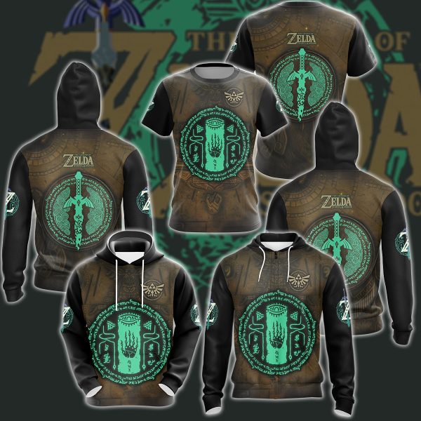 The Legend of Zelda: Tears of the Kingdom Video Game 3D All Over Printed T-shirt Tank Top Zip Hoodie Pullover Hoodie Hawaiian Shirt Beach Shorts Jogger