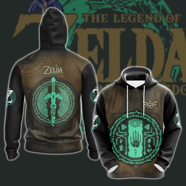 The Legend of Zelda: Tears of the Kingdom Video Game 3D All Over Printed T-shirt Tank Top Zip Hoodie Pullover Hoodie Hawaiian Shirt Beach Shorts Jogger Hoodie S