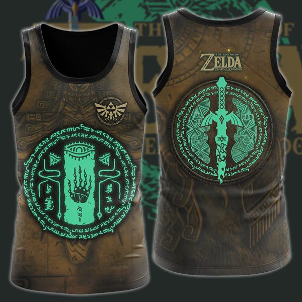 The Legend of Zelda: Tears of the Kingdom Video Game 3D All Over Printed T-shirt Tank Top Zip Hoodie Pullover Hoodie Hawaiian Shirt Beach Shorts Jogger Tank Top S