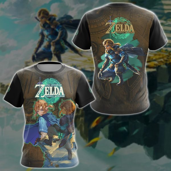 The Legend of Zelda: Tears of the Kingdom Video Game 3D All Over Printed T-shirt Tank Top Zip Hoodie Pullover Hoodie Hawaiian Shirt Beach Shorts Jogger T-shirt S