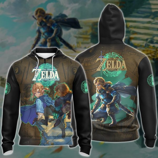 The Legend of Zelda: Tears of the Kingdom Video Game 3D All Over Printed T-shirt Tank Top Zip Hoodie Pullover Hoodie Hawaiian Shirt Beach Shorts Jogger Zip Hoodie S