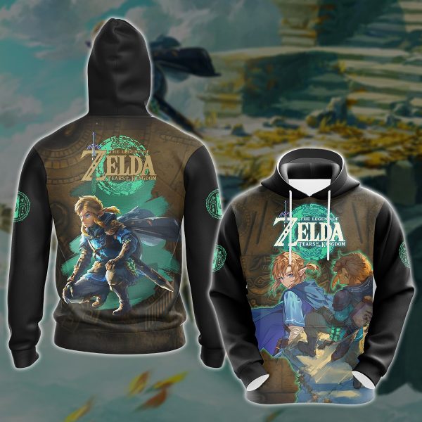 The Legend of Zelda: Tears of the Kingdom Video Game 3D All Over Printed T-shirt Tank Top Zip Hoodie Pullover Hoodie Hawaiian Shirt Beach Shorts Jogger Hoodie S