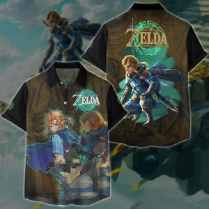 The Legend of Zelda: Tears of the Kingdom Video Game 3D All Over Printed T-shirt Tank Top Zip Hoodie Pullover Hoodie Hawaiian Shirt Beach Shorts Jogger Hawaiian Shirt S 