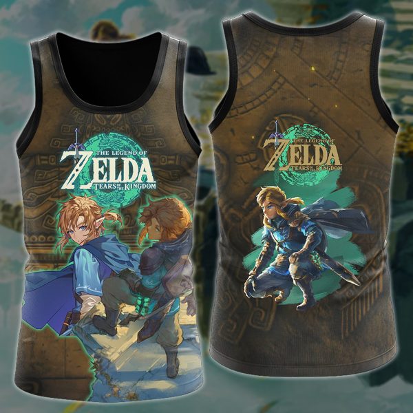 The Legend of Zelda: Tears of the Kingdom Video Game 3D All Over Printed T-shirt Tank Top Zip Hoodie Pullover Hoodie Hawaiian Shirt Beach Shorts Jogger Tank Top S