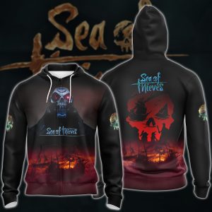 Sea of Thieves Video Game 3D All Over Printed T-shirt Tank Top Zip Hoodie Pullover Hoodie Hawaiian Shirt Beach Shorts Jogger Zip Hoodie S 