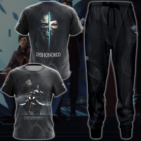 Dishonored 2 Video Game 3D All Over Printed T-shirt Tank Top Zip Hoodie Pullover Hoodie Hawaiian Shirt Beach Shorts Jogger