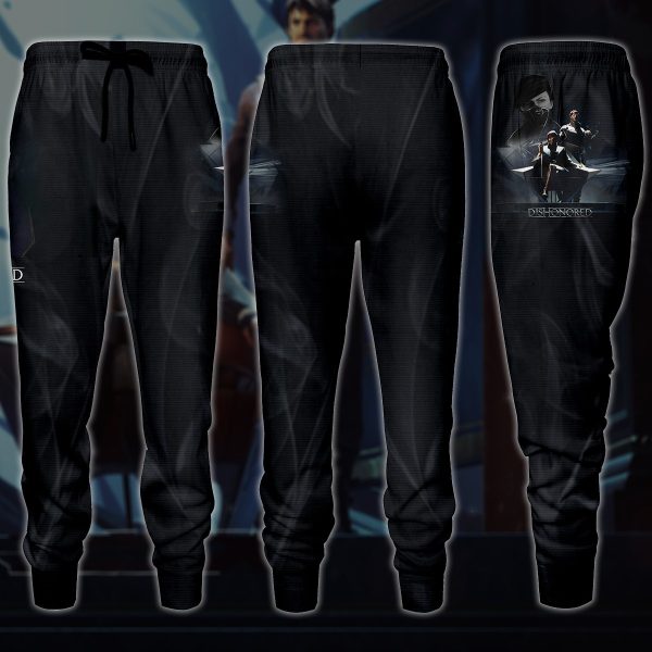 Dishonored 2 Video Game 3D All Over Printed T-shirt Tank Top Zip Hoodie Pullover Hoodie Hawaiian Shirt Beach Shorts Jogger Joggers S