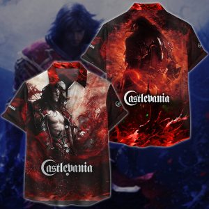 Castlevania Video Game 3D All Over Printed T-shirt Tank Top Zip Hoodie Pullover Hoodie Hawaiian Shirt Beach Shorts Jogger Hawaiian Shirt S 