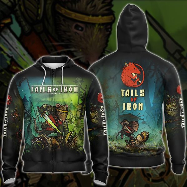 Tails of Iron Video Game 3D All Over Printed T-shirt Tank Top Zip Hoodie Pullover Hoodie Hawaiian Shirt Beach Shorts Jogger Zip Hoodie S