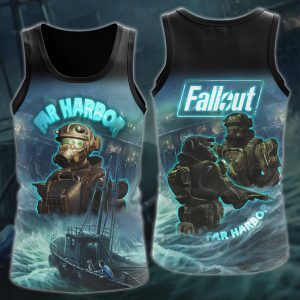 Fallout 4: Far Harbour Video Game 3D All Over Printed T-shirt Tank Top Zip Hoodie Pullover Hoodie Hawaiian Shirt Beach Shorts Jogger Tank Top S 