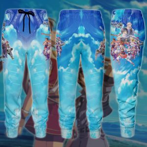 The Legend of Heroes: Trails in the Sky Video Game 3D All Over Printed T-shirt Tank Top Zip Hoodie Pullover Hoodie Hawaiian Shirt Beach Shorts Jogger Joggers S 