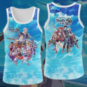 The Legend of Heroes: Trails in the Sky Video Game 3D All Over Printed T-shirt Tank Top Zip Hoodie Pullover Hoodie Hawaiian Shirt Beach Shorts Jogger Tank Top S 