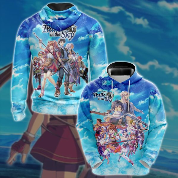 The Legend of Heroes: Trails in the Sky Video Game 3D All Over Printed T-shirt Tank Top Zip Hoodie Pullover Hoodie Hawaiian Shirt Beach Shorts Jogger Hoodie S