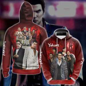 Yakuza Video Game 3D All Over Printed T-shirt Tank Top Zip Hoodie Pullover Hoodie Hawaiian Shirt Beach Shorts Jogger Hoodie S 