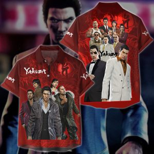 Yakuza Video Game 3D All Over Printed T-shirt Tank Top Zip Hoodie Pullover Hoodie Hawaiian Shirt Beach Shorts Jogger Hawaiian Shirt S 