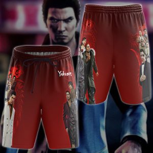 Yakuza Video Game 3D All Over Printed T-shirt Tank Top Zip Hoodie Pullover Hoodie Hawaiian Shirt Beach Shorts Jogger Beach Shorts S 