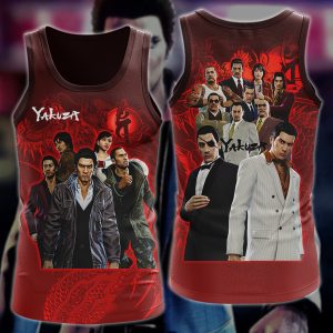 Yakuza Video Game 3D All Over Printed T-shirt Tank Top Zip Hoodie Pullover Hoodie Hawaiian Shirt Beach Shorts Jogger Tank Top S 