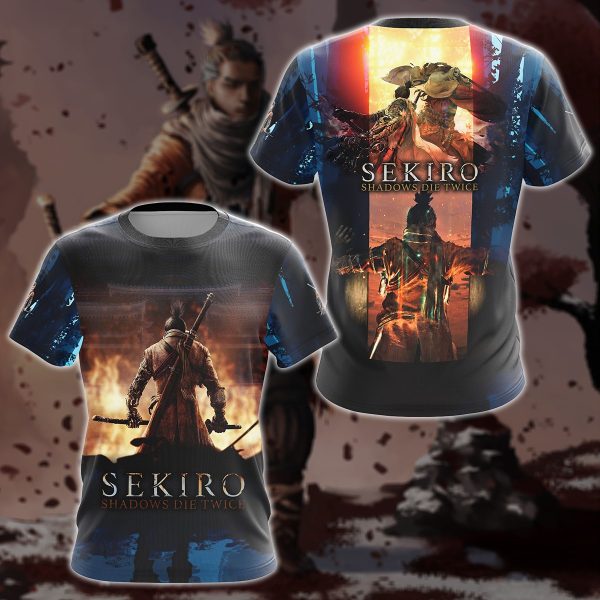 Sekiro: Shadows Die Twice Video Game 3D All Over Printed T-shirt Tank Top Zip Hoodie Pullover Hoodie Hawaiian Shirt Beach Shorts Jogger T-shirt S