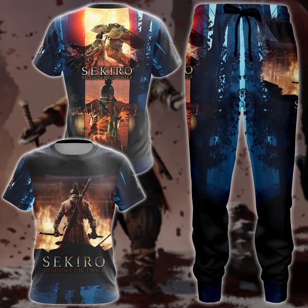 Sekiro: Shadows Die Twice Video Game 3D All Over Printed T-shirt Tank Top Zip Hoodie Pullover Hoodie Hawaiian Shirt Beach Shorts Jogger