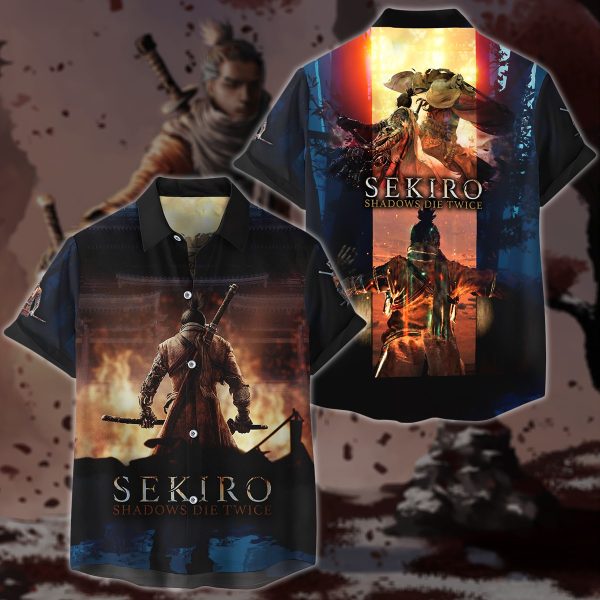 Sekiro: Shadows Die Twice Video Game 3D All Over Printed T-shirt Tank Top Zip Hoodie Pullover Hoodie Hawaiian Shirt Beach Shorts Jogger Hawaiian Shirt S