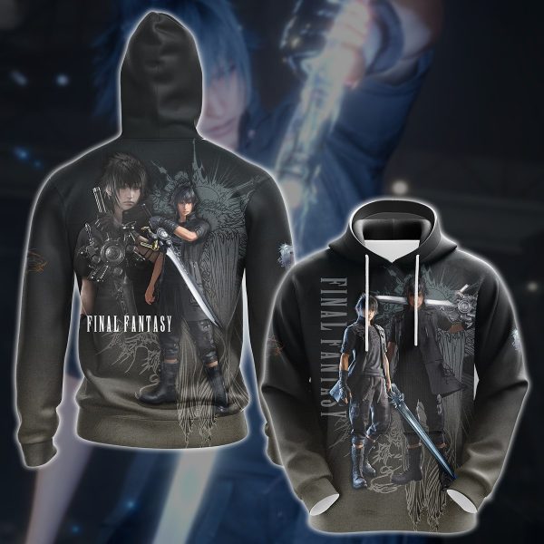 Final Fantasy XV Video Game 3D All Over Printed T-shirt Tank Top Zip Hoodie Pullover Hoodie Hawaiian Shirt Beach Shorts Jogger Hoodie S