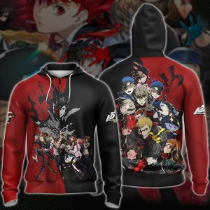 Persona 5 Royal Video Game 3D All Over Printed T-shirt Tank Top Zip Hoodie Pullover Hoodie Hawaiian Shirt Beach Shorts Jogger Zip Hoodie S 