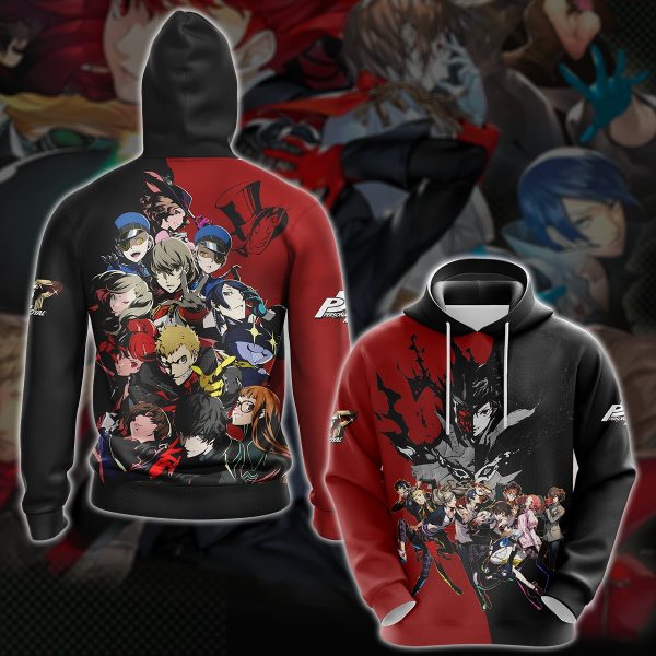 Persona 5 Royal Video Game 3D All Over Printed T-shirt Tank Top Zip Hoodie Pullover Hoodie Hawaiian Shirt Beach Shorts Jogger Hoodie S