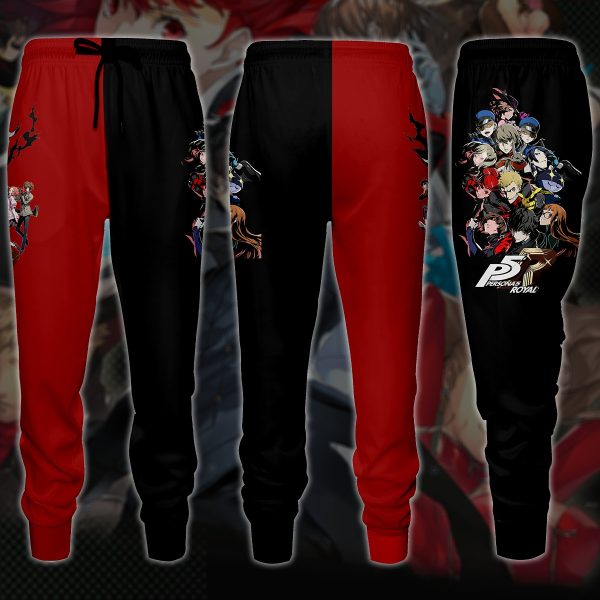 Persona 5 Royal Video Game 3D All Over Printed T-shirt Tank Top Zip Hoodie Pullover Hoodie Hawaiian Shirt Beach Shorts Jogger Joggers S