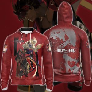 Guilty Gear Strive Video Game 3D All Over Printed T-shirt Tank Top Zip Hoodie Pullover Hoodie Hawaiian Shirt Beach Shorts Jogger Zip Hoodie S 