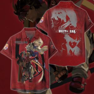 Guilty Gear Strive Video Game 3D All Over Printed T-shirt Tank Top Zip Hoodie Pullover Hoodie Hawaiian Shirt Beach Shorts Jogger Hawaiian Shirt S 