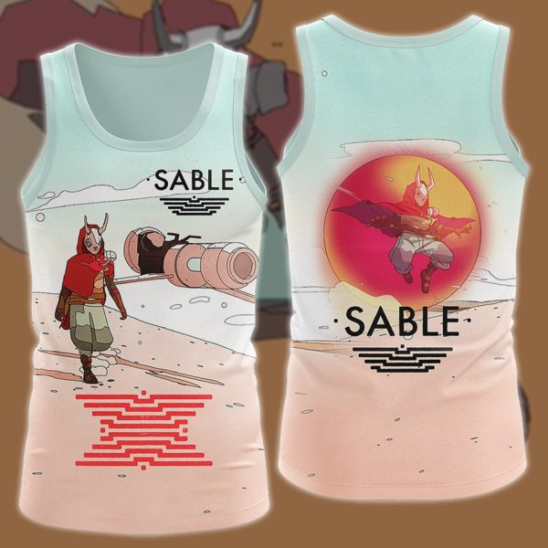 Sable Video Game 3D All Over Printed T-shirt Tank Top Zip Hoodie Pullover Hoodie Hawaiian Shirt Beach Shorts Jogger Tank Top S